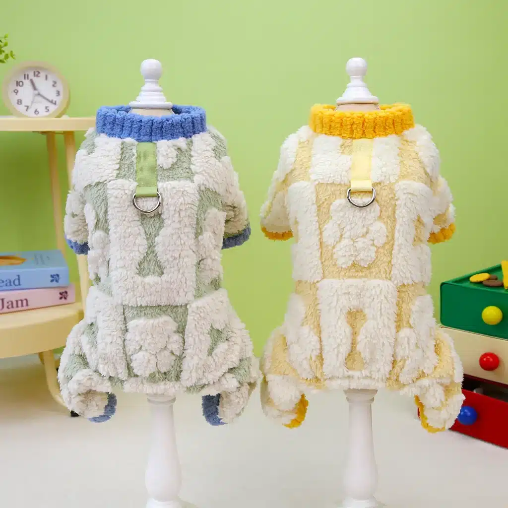 New Warm Dog Jumpsuit Winter Pet Dog Jacket for Small Dog Puppy Apparel Yorkie Clothes French Bulldog Outfit 1