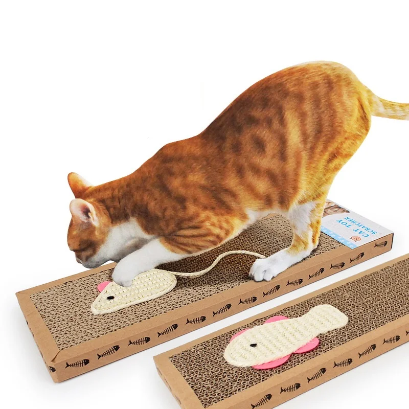 37*12cm Cat Scratching Board Mat Scraper Claw Paw Toys For Cat Scratcher Equipment Kitten Product Abreaction Furniture Protector 1