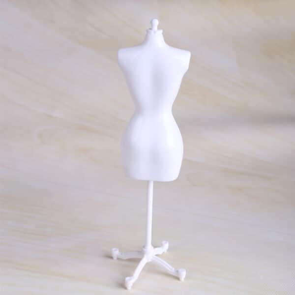 White Black Dress Form Clothing Clothes Gown Gisplay Mannequin Model Stand Doll - Image 2