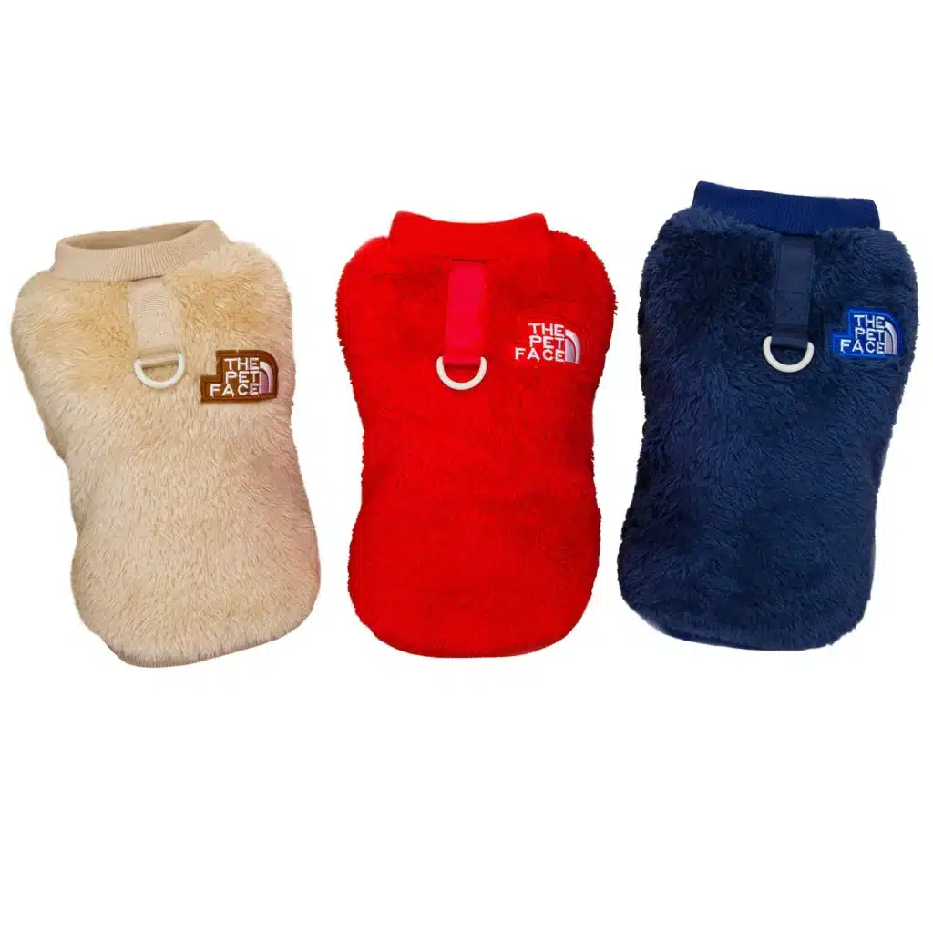 Warm Thermal Fleece Dog Winter Clothes Pet Dog Sweater for Small Dogs, Fashion Designer Chihuahua Apparel 2024 Puppy Clothes 1