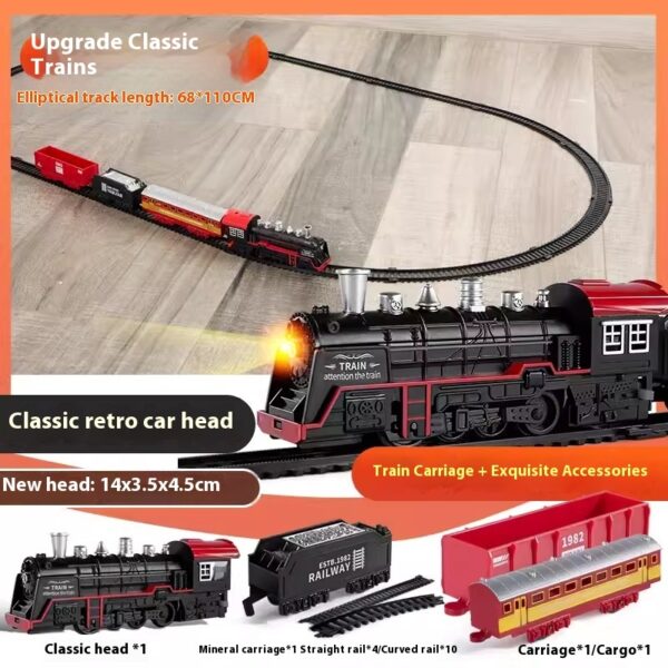 Children Boy Electric Steam Motor Car Birthday New Year Gift - Image 7