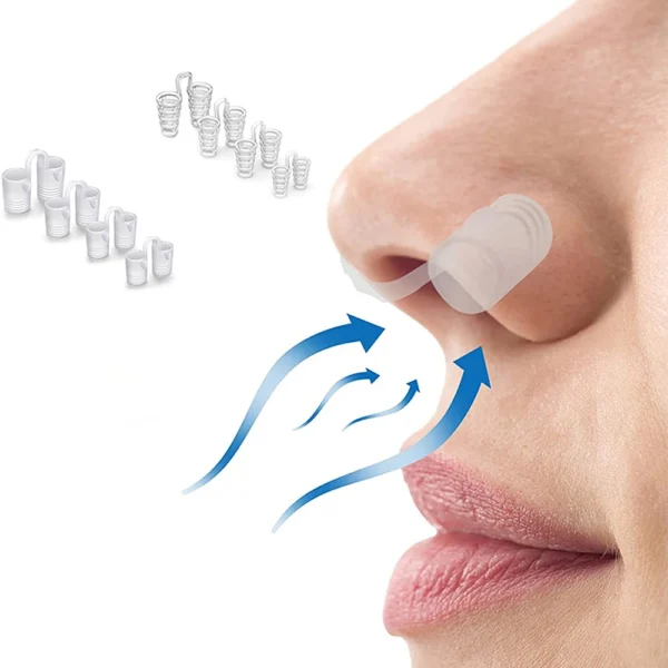 8PCS Anti Snoring Nasal Dilator Nose Clip Anti Snore Stopping Snoring Silent Sleep Aid Device for Men Antisnoring Anti Ronco 2