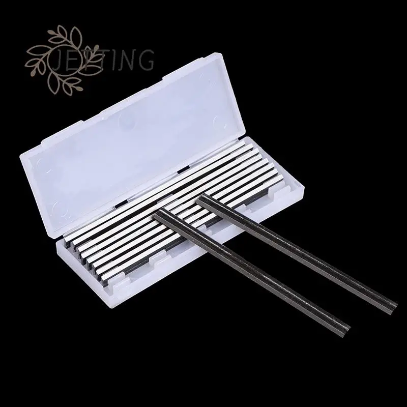 10Pcs 82mm Carbide Planer Blades For Cutting Soft Hard Woods Ply-wood Board Woodworking Power Machinery Parts Tools Accessories 1