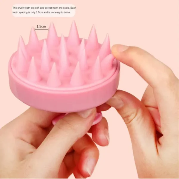 Silicone Massage Comb  Clean The Scalp Thoroughly Scalp Massage Easy Foaming Head Massage Brush Shampoo Brush Bath Comb 3