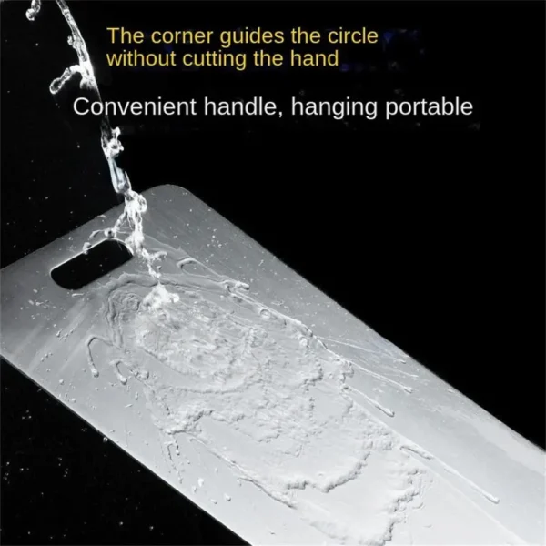 Thickened Stainless Steel Cutting Board Antibacterial and Mildew-proof Household Cutting Board Kitchen Kneading Dough Board 3