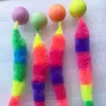 Cat interactive toys Tickle Cat Colorful bouncing ball Pet supplies Puzzle teasing indoor cat worm caterpillar elastic toy 1