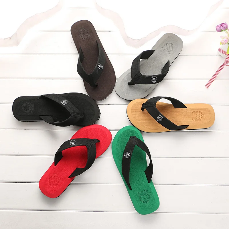 New Sandals Shoes Men Summer Men Flip Flops High Quality Beach Sandals Anti-slip Zapatos Hombre Casual Shoes Man Slippers 1