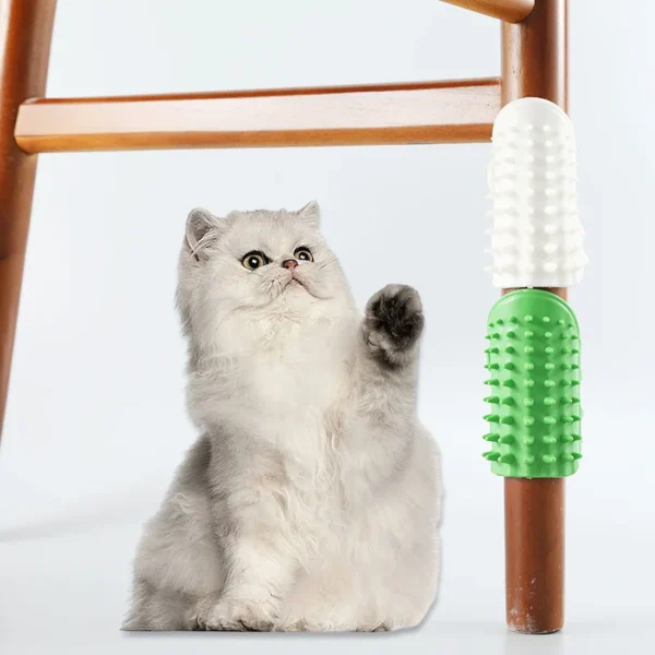 Pet Cat Hair Removal Massage Comb Cats Scratching Rubbing Brush kitten Grooming Self Cleaning Wall Corner Cat Scratcher Combs 3