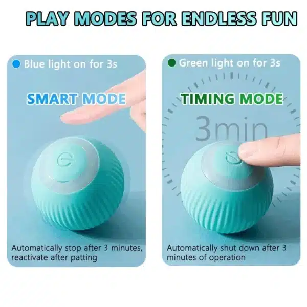 Spin Ball Things for Cats Toys Electric Interactive USB Charging Cat Ball Toy Cat and Dog Accessories Pet Cat's Supplies Home 4