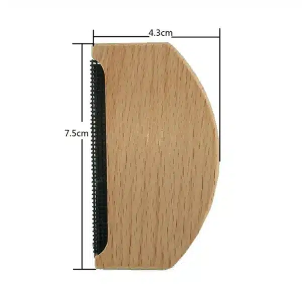 Lint Fur Remover Wooden Epilator Cashmere Sweater Clothes Fluff Fabric Shaver Pilling To Pompom Portable Cleaning Comb Brush 3