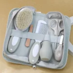 Baby Care Kit six-piece baby nasal inhaler Nail clipper brush file Comb scissors set daily cleaning and care accessories for bab 1