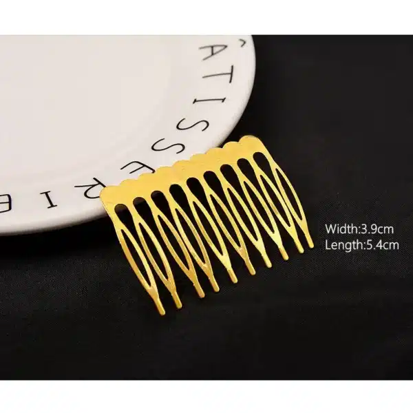 5/10 Teeth Metal Hair Comb Bronze Tone Hair Clips Claw Hairpins DIY Jewelry Findings & Components Wedding Hair Supplies HK107 6