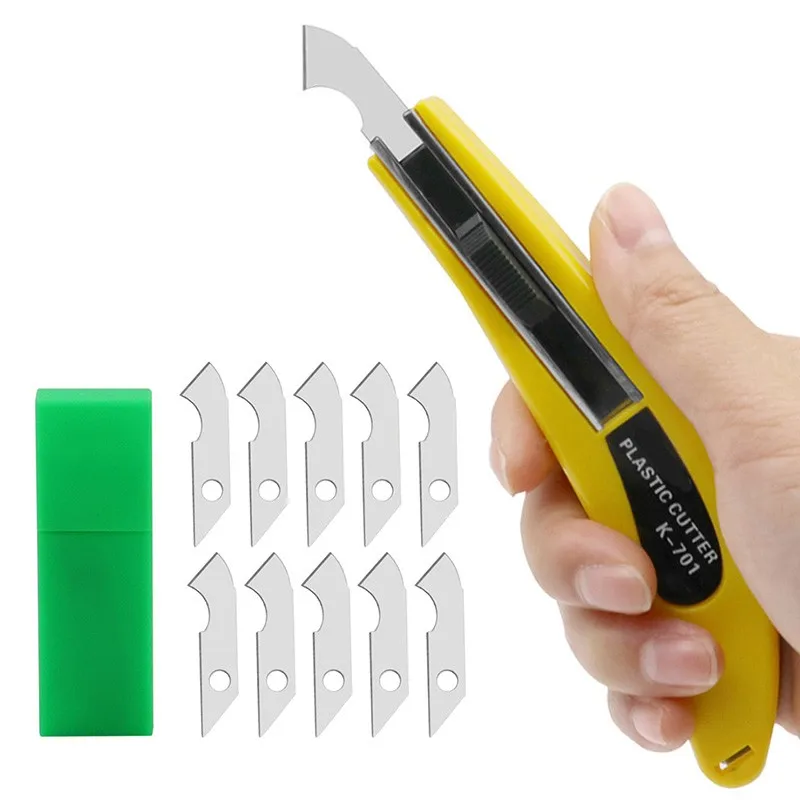 Hook knife PVC acrylic board plastic plexiglass hook knife cutting tool with replacement blades 1