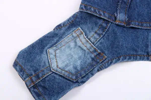 Pet Dog Jean Jumpsuit Pants Denim Cat Puppy Coat Jacket Spring/Summer Clothes Apparel 6 Sizes 6