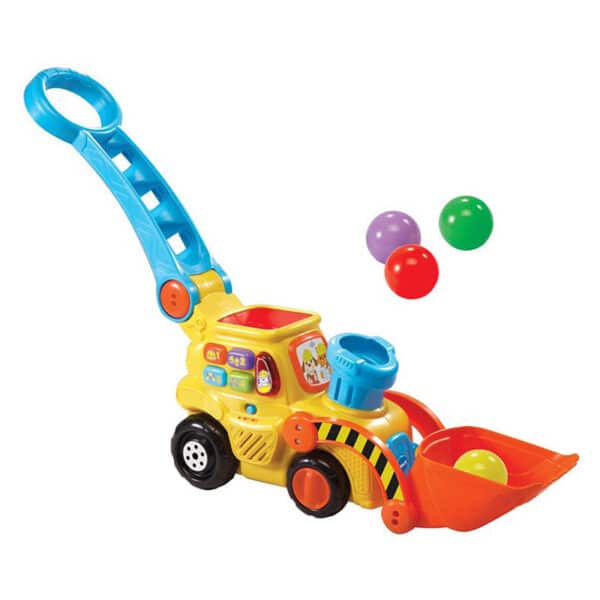 Bounce Ball Pusher Car Toddler And Baby Toddler Trolley Multi-function Game Forklift Toy - Image 4