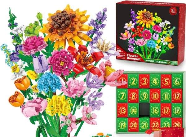 Small Particle Bouquet Building Blocks Christmas Blind Box - Image 4