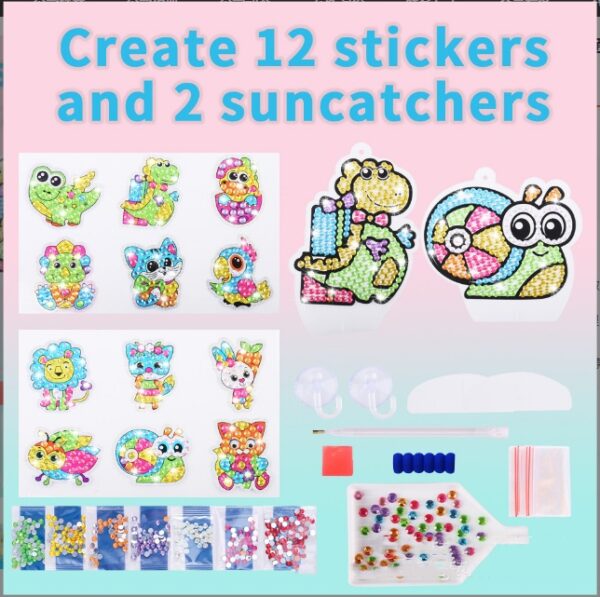 Diamond Painting Free Stickers Children Cartoon - Image 3