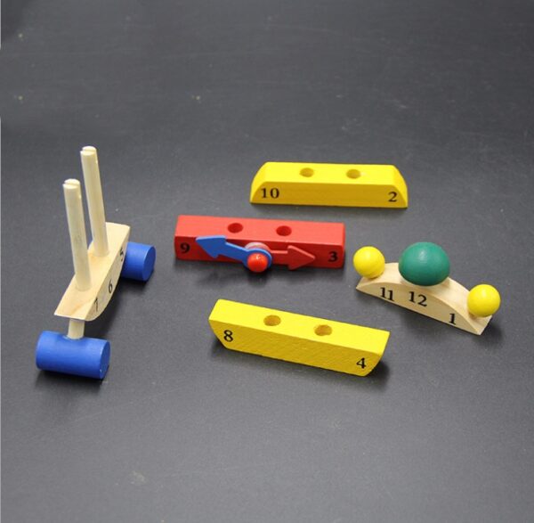 Small alarm clock wooden puzzle - Image 8