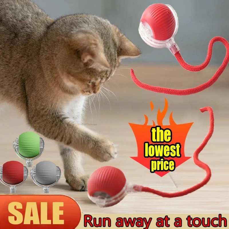 Cat Interactive Ball Training Self-moving Kitten Electric Cat Ball Toys Electronic Automatic Rolling Magic Ball Toys for Cat 1