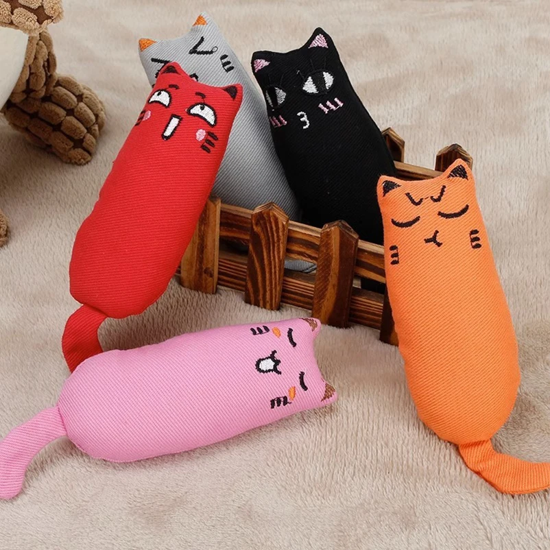 Creative simulation cat and dog funny toy plush toy grinding teeth biting cat since high dog pillow supplies 1