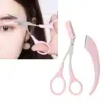 Newest Eyebrow Trimming Knife Eyebrow Face Razor For Women Professional Eyebrow Scissors Comb Brow Trimmer Scraper Accessories 1