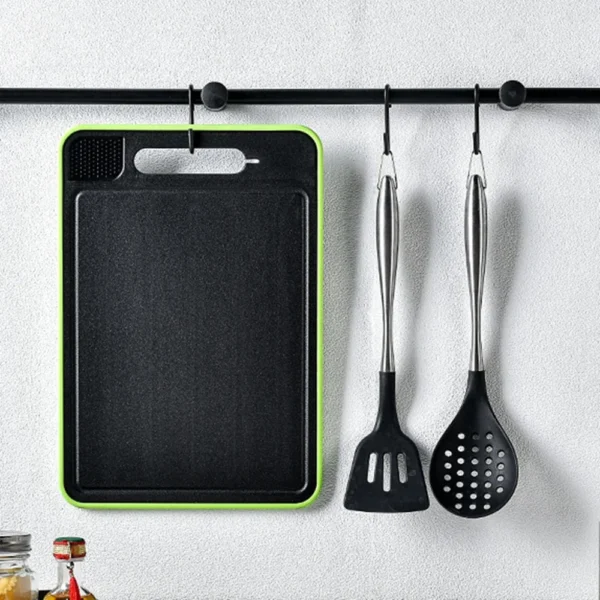4 in 1 Defrosting Cutting Board Tray with Grater Sharpener Double Sided Chopping Board Frozen Meat Fish Food Tray Meat Tools 5