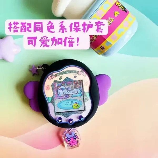 Tamagotchi Electronic Pet Type-C Acrylic Dust Plug Angel Devil Tamagotchi Uni Switch Pendant Pendant Birthday Gift 4u Pix Meets 6