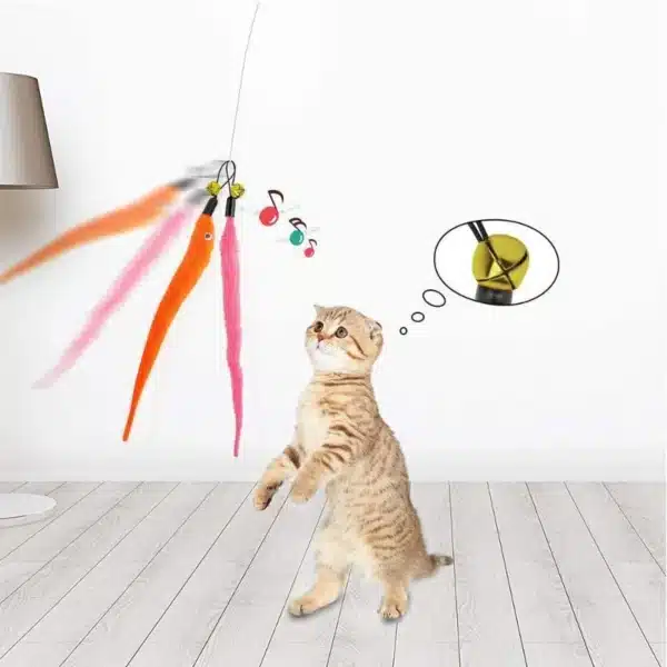 Replace Plush Cat Toy Accessories Worms Replacement Head Funny Cat Stick Pet Toys 5/10/6/11 Pcs 4