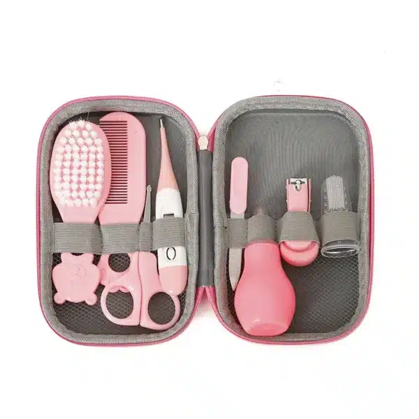 8PCS Child Care Cleaning Set Nail Clippers Comb Massage Soft Bristle Brush Set Kit 5