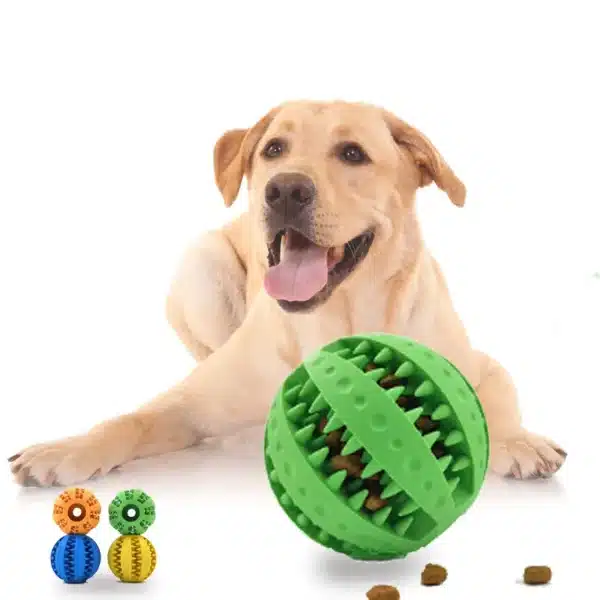 Silicone Pet Dog Toy Ball Interactive Bite-resistant Chew Toy for Small Dogs Tooth Cleaning Elasticity Ball Pet Products 5/6/7cm 5