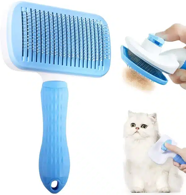Dog Hair Remover Brush Cat Dog Hair Grooming And Care Comb For Long Hair Dog Pet Removes Hairs Cleaning Bath Brush Dog Supplies 2