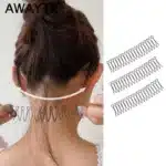 AWAYTR Women Invisible Broken Hair Hairpin Adult Tiara Tools Roll Curve Needle Bangs Fixed Insert Comb Styling Accessories 1