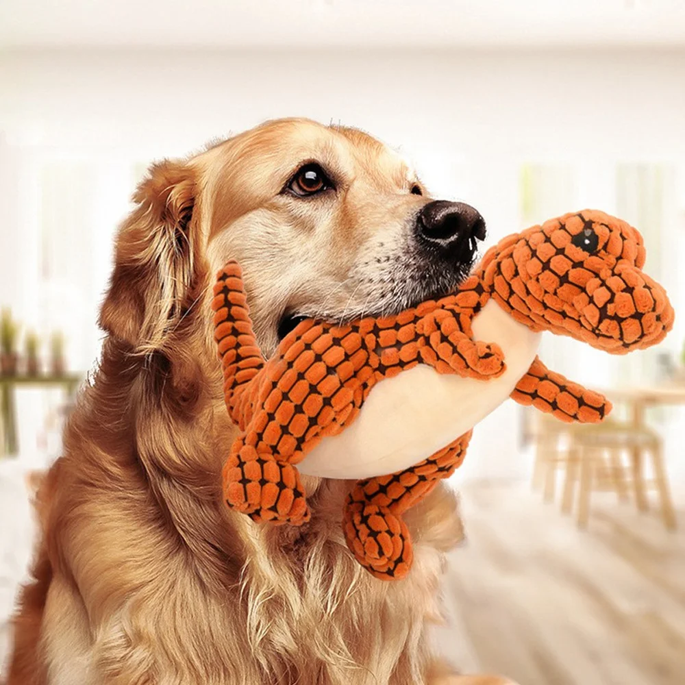 Cats and Dogs Pet Plush Dinosaur Toys Interactive Dog Chew Toys Plush Stuffing Pet Supplies Dog Toys for Small Dogs 1