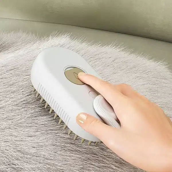 Cat Dog Pet Spray Massage Brush 3 in 1 One Button Steam Spray Folding Rotatable Floating Hair Bath Hair Removal Brush Comb 5
