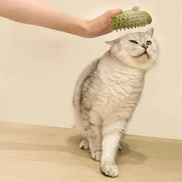 Pet Cat Hair Removal Massage Comb Cats Scratching Rubbing Brush kitten Grooming Self Cleaning Wall Corner Cat Scratcher Combs 2