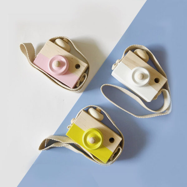 Cute Wooden Toys Camera Baby Kids - Image 2