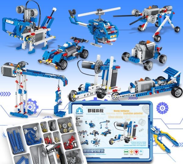 Children's Programmable Robot Set Science Educational Puzzle Building Blocks - Image 3