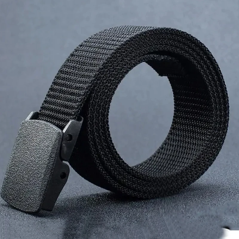 Men Military Automatic Buckle Nylon Belt Outdoor Hunting Multifunctional Tactical Canvas Belt High Quality Military Belt 1