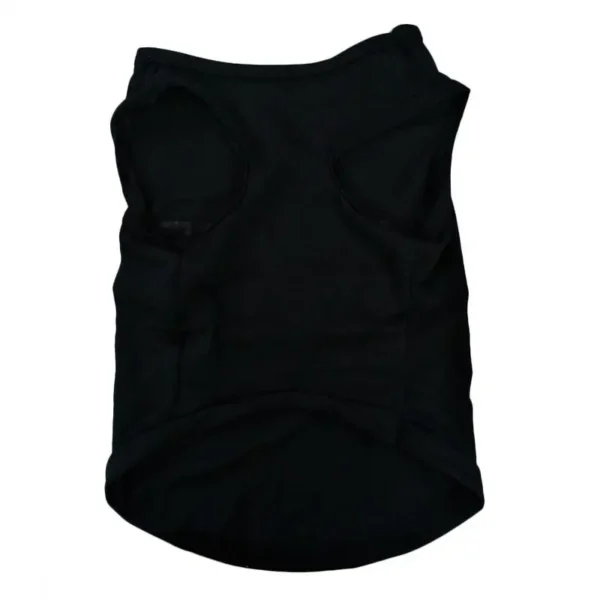 Police Suit Cosplay Dog Clothes Black Elastic Vest Puppy T-Shirt Coat Accessories Apparel Costumes Pet Clothes For Dogs Cats 4