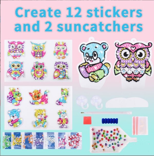 Diamond Painting Free Stickers Children Cartoon - Image 2