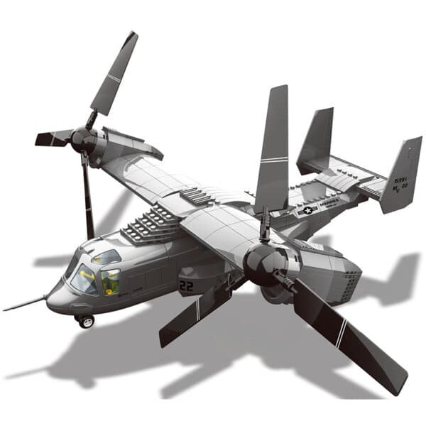 Fighter Military Assembled Plastic Building Block - Image 10