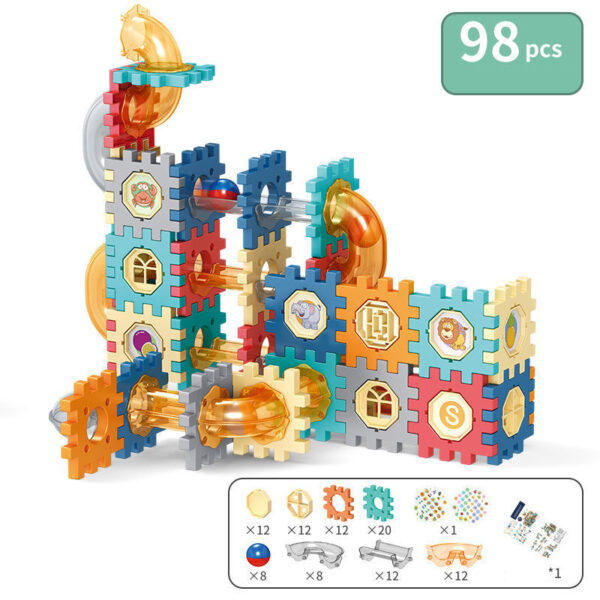 Children's Pinball Track Building Blocks Puzzle Toys - Image 4