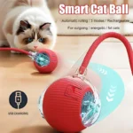 Cat Interactive Ball Toy , Automatic Rolling Cat Ball Rechargeable, Intelligent Cat Toys, Motion Activated Teasing Ball for Cat 1