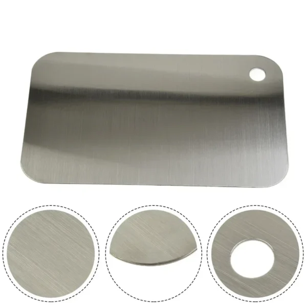 304 Stainless Steel Chopping Board Double-sided Thickened Rectangular Heavy Duty Cutting Board For Kitchen Kneading Dough Board 6