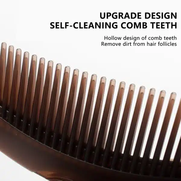 Dandruff Removal Scalp Hair Combs Hair Dressing Comb Self-Cleaning Anti-Static Massage brushes Hair Salon styling tools 4