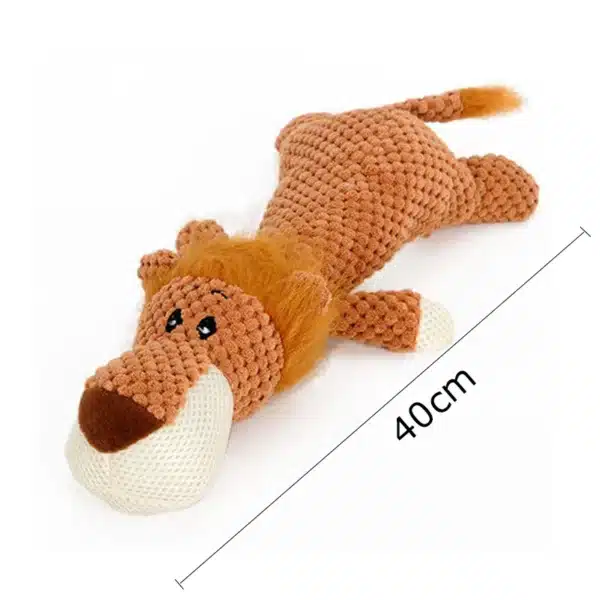 Pet Dog Toy For Large Dogs Cute Plush Squeak Stuffed Toys Fleece Durable Chewing Cute Soft Toy Pet Molar Toy Dog Accessories 2