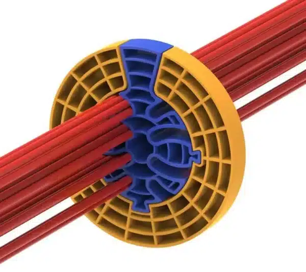 Network Carding Device Cable Comb Fireproof ABS Plastic Generic Cabling Category 5 And 6 Network Cables Laying And Carding Tools 1