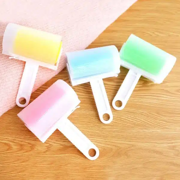 Reusable Lint Remover Washable Silicone Dust Wiper Cat Dog Comb Tool Pet Hair Remover Cleaning Brush Tools Sticky Roller Brush 3