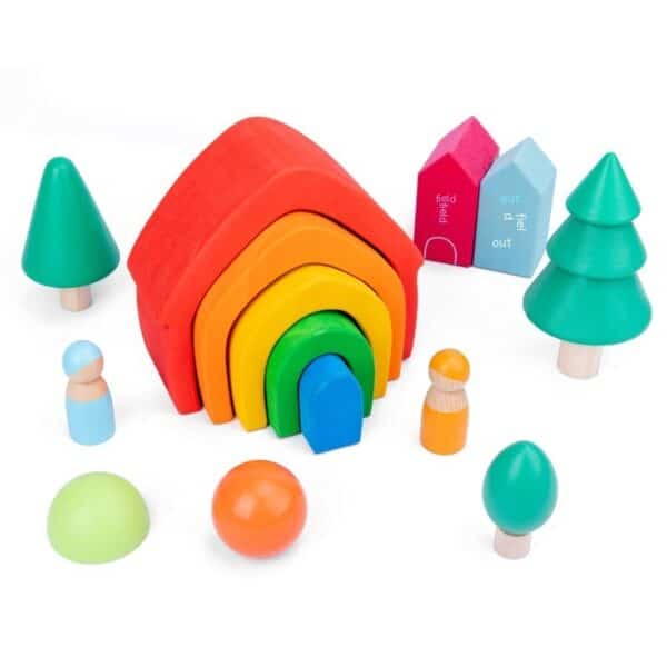 Four Elements Forest Tree House Building Blocks Toys - Image 5