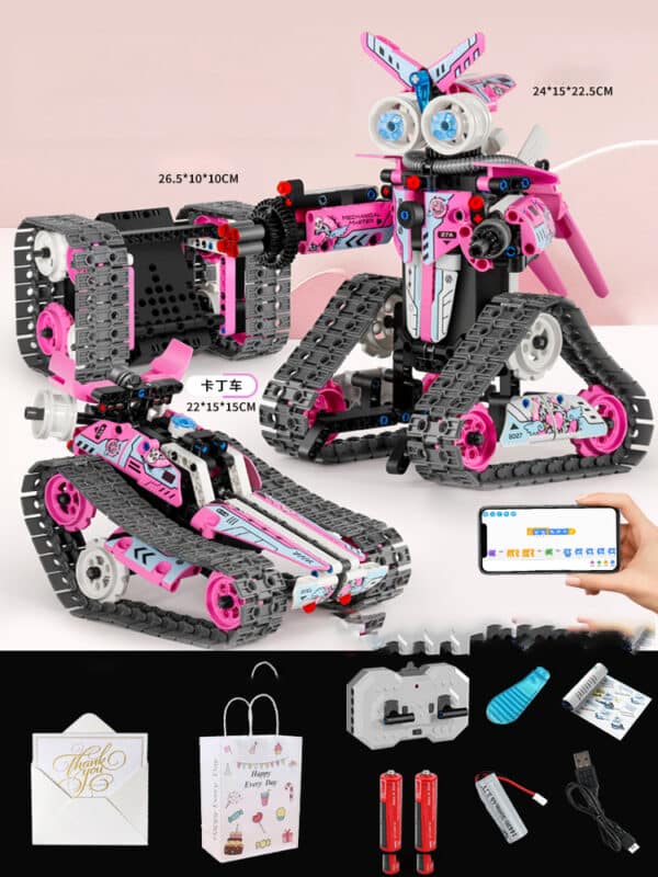 Building Blocks Programming Electric Remote Control Children's Toy Set - Image 3